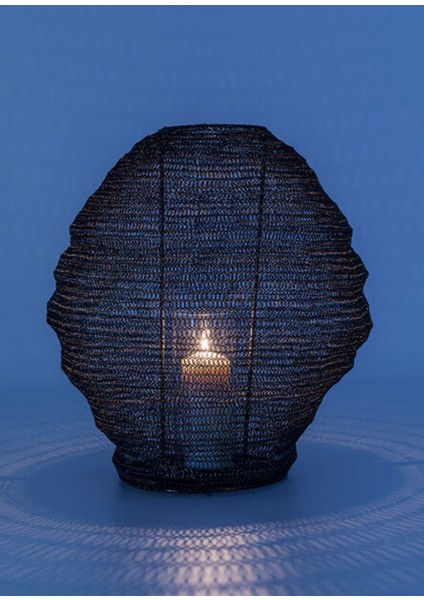 Lantern Mesh Black Şamdan Mumluk modelleri