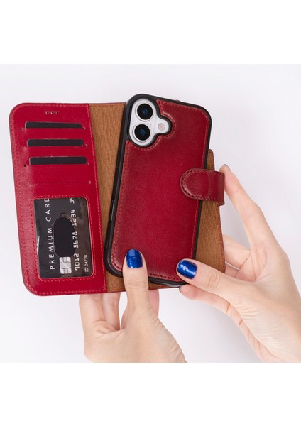 Apple iPhone 17 Uyumlu Hakiki Deri Kişiselleştirilebilir Telefon Kılıfı