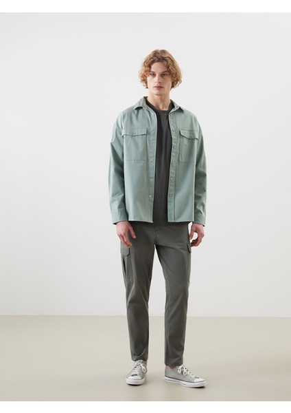 Yeni Sezon Rahat Kalıp Uzun Kollu Gabardin Erkek Gömlek Ceket fiyatları