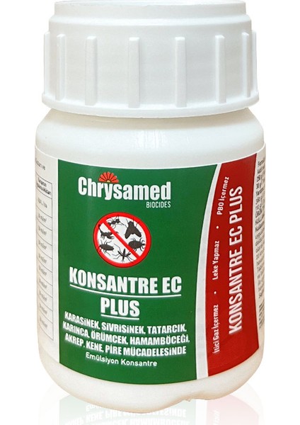 Konsantre Ec Plus 50 ml Böcek Haşere İlacı