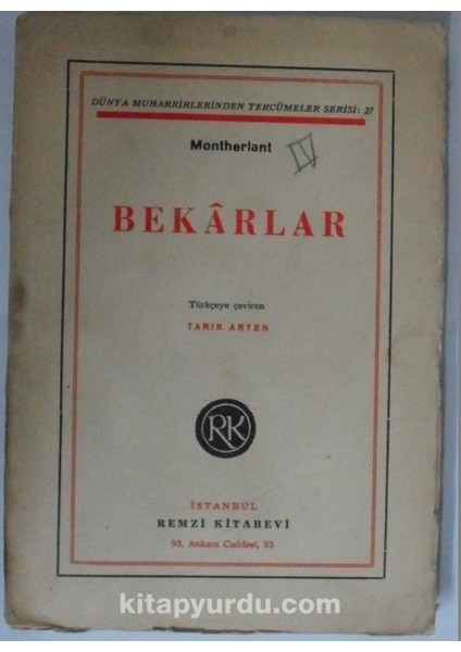 Bekarlar (Kod: 7-H-12)