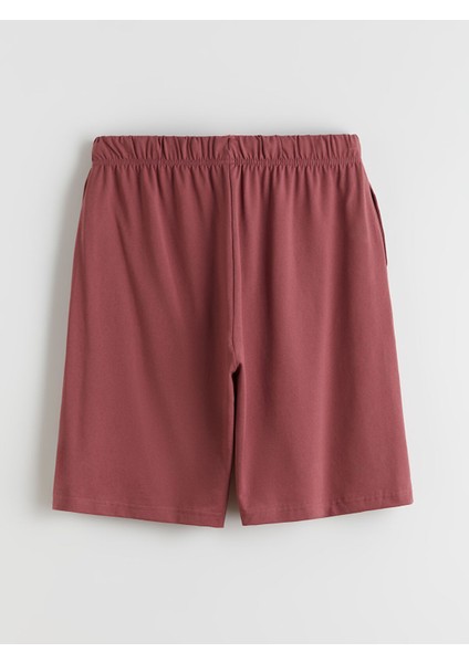 Yeni Sezon Standart Kalıp Erkek Şortlu Pijama Takımı indirimleri