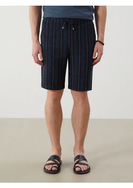 Yeni Sezon Standart Kalıp Çizgili Erkek Şort fiyatları