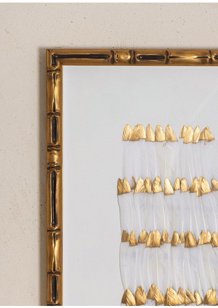 Flume Beyaz Tüylü Tablo TBL0096 indirimleri