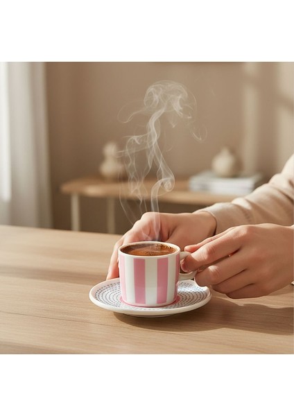 Mental 4 Parça 2 Kişilik Kahve Takımı 6566 modelleri