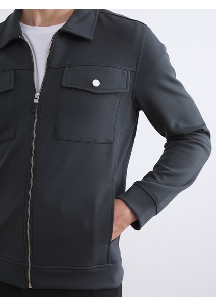 Yeni Sezon Standart Kalıp Gömlek Yaka Erkek Ceket fırsatları