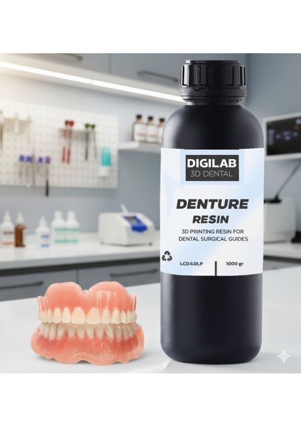 DİGİLAB 3D STORE/Denture Base Resın / Dental Resın/3d Dental Prınter Resın sla&dlp