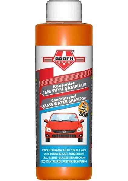 Cam Suyu Şampuanı Konsantre Cam Temizleme Şampuanı Kokulu 32 ml 25 Adet fiyatları