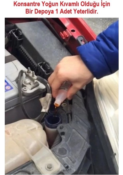 Cam Suyu Şampuanı Konsantre Cam Temizleme Şampuanı Kokulu 32 ml 25 Adet modelleri