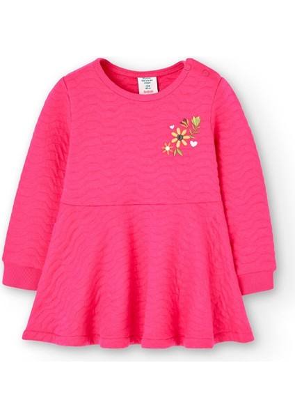 Kız Çocuk Elbise Koyu Pembe fırsatları