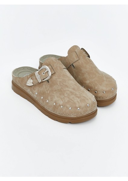 Yeni Sezon Süet Görünümlü Kadın Terlik