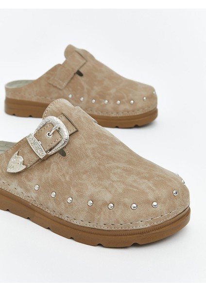 Yeni Sezon Süet Görünümlü Kadın Terlik modelleri