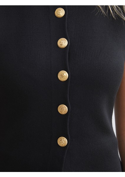 Yeni Sezon Bisiklet Yaka Kadın Triko Yelek modelleri