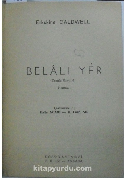 Belalı Yer (12-E-11)