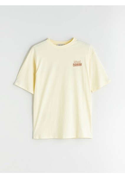 Yeni Sezon Florida Baskılı Oversize Kadın Tişört indirimleri