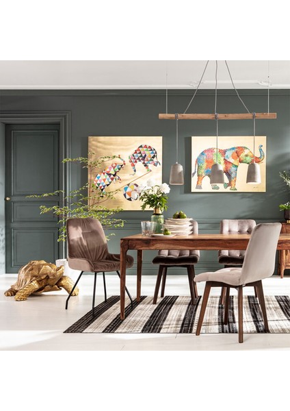 Touched Flower Elefant Tablo 120X90 cm modelleri