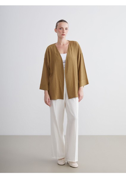 Yeni Sezon Kruvaze Yaka Dokulu Kadın Kimono fiyatları