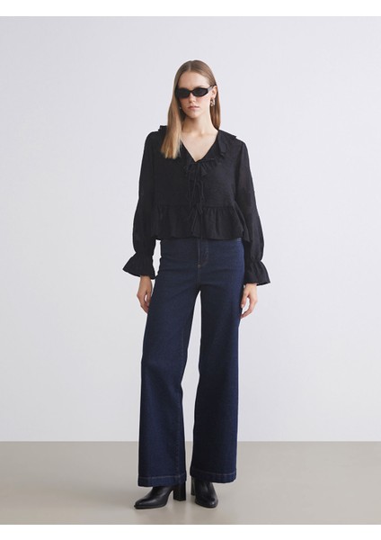 Yeni Sezon Wideleg Kadın Jean Pantolon