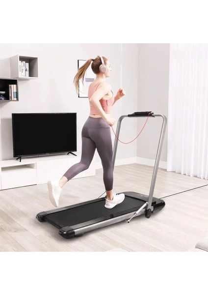 Fastgo Uzaktan Kumandalı Yürüyüş ve Koşu Bandı Katlanabilir Yüksek Performans Ev Tipi 10KM Hız 120 kg Q5L