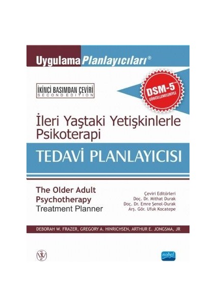 Ileri Yaştaki Yetişkinlerle Psikoterapi Tedavi Planlayıcısı