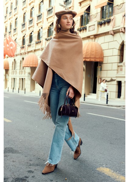 Suvea Kahve Süet Deri Çapraz Çanta fiyatları