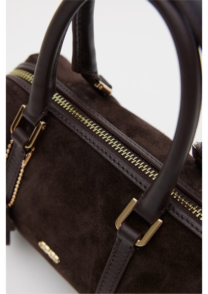 Suvea Kahve Süet Deri Çapraz Çanta fırsatları