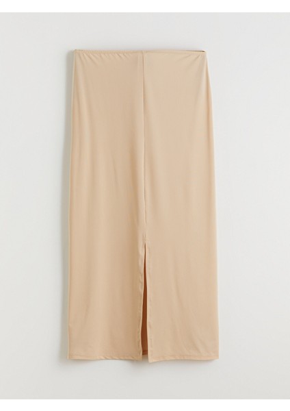 Yeni Sezon Beli Lastikli Düz Jüpon fiyatları