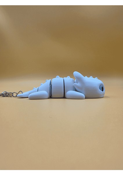 Ejderhanı Nasıl Eğitirsin Beyaz Light Fury Anahtarlık/ Verslab Print fiyatları