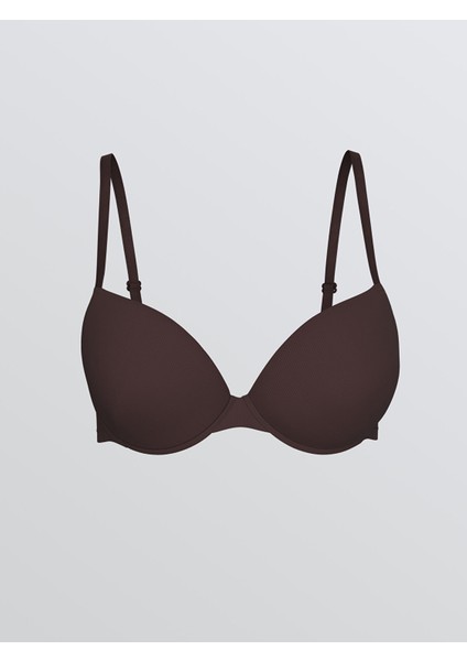 Yeni Sezon Balenli Dolgulu Tişört Sütyen