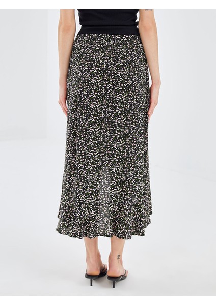 Yeni Sezon Beli Lastikli Çiçekli Kadın Etek fırsatları