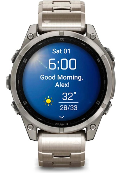 Fenix 8 Amoled Sapphire 47MM Gümüş Titanyum Kayışlı Akıllı Saat fiyatları