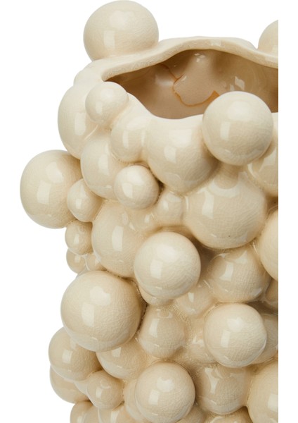 Bubbles Large Beyaz Seramik Vazo modelleri