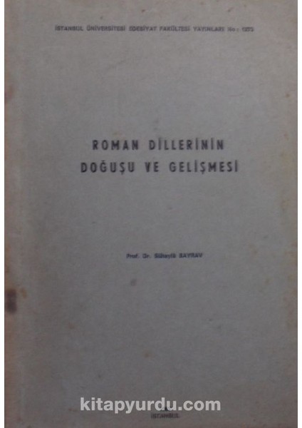 Roman Dillerinin Doğuşu ve Gelişmesi / 8-G-43