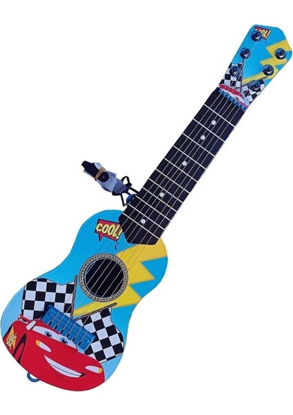 Oyuncak 6 Telli Arabalı Gitar 50 Cm. Cars Okul Gösteri Gitarı modelleri