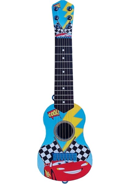 Oyuncak 6 Telli Arabalı Gitar 50 Cm. Cars Okul Gösteri Gitarı fırsatları