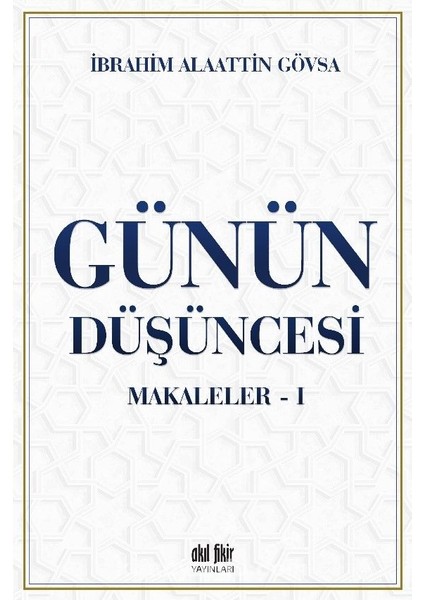 Günün Düşüncesi / Makaleler 1