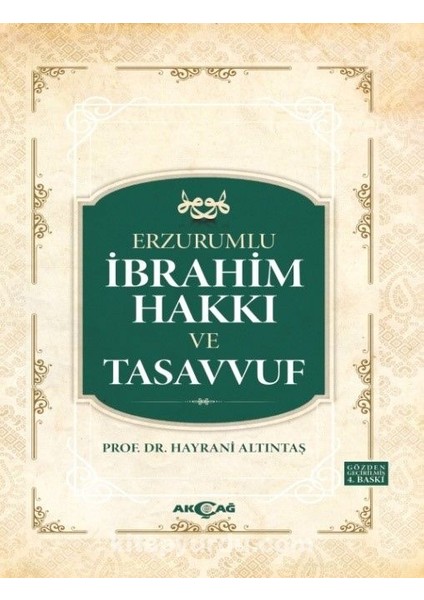 Erzurumlu Ibrahim Hakkı ve Tasavvuf