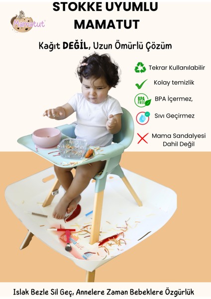 Stokke Clikk Model Mama Sandalyesi Uyumlu Mamatut