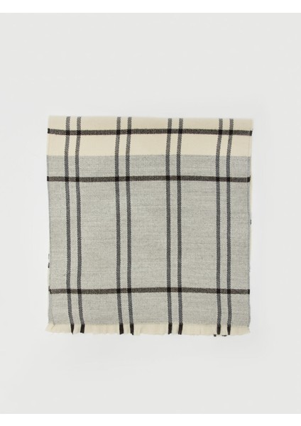 Yeni Sezon Ekose Desenli Kadın Triko Atkı fiyatları