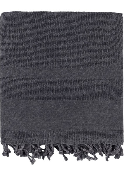 Stone Siyah Pamuklu Peştemal