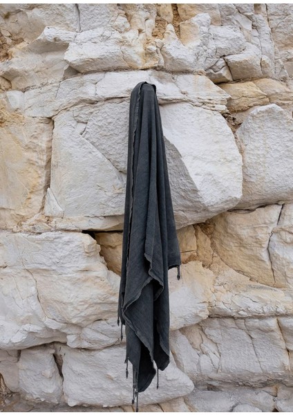 Stone Siyah Pamuklu Peştemal fiyatları