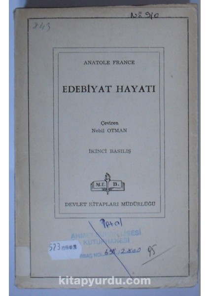 Edebiyat Hayatı / 11-Z-198