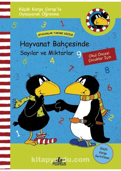 Afacanlar Takımı Dizisi: Küçük Karga Çorap’la Hayvanat Bahçesinde Sayılar ve Miktarlar