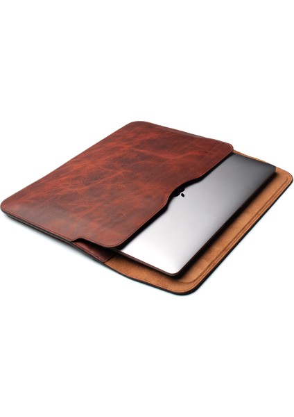 MacBook Air Pro 16" Brick Deri Laptop Kılıfı fiyatları