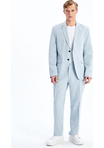 Yeni Sezon Standart Kalıp Keten Karışımlı Erkek Blazer Ceket fiyatları
