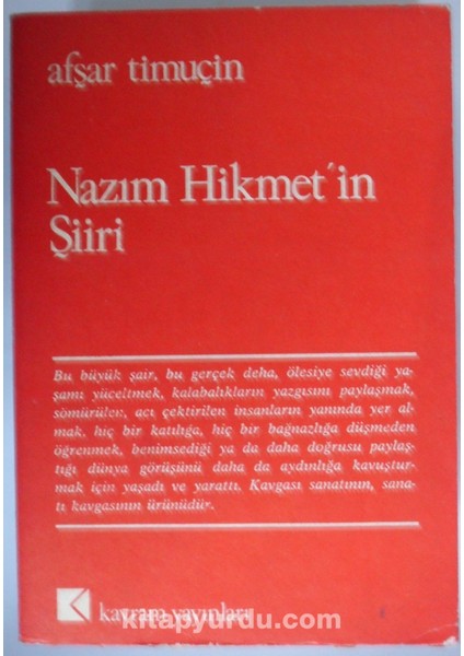 Nazım Hikmetin Şiiri / 11-G-1