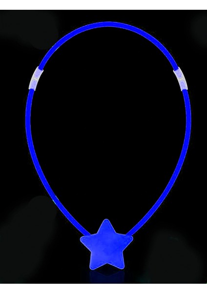 Glow Stick Yıldız Kolye - Glow Kolye - Glow Stick Partisi Yıldız Kolye 6 Adet (4887) modelleri