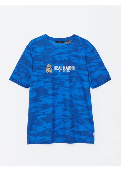 Yeni Sezon Bisiklet Yaka Kısa Kollu Real Madrid Baskılı Erkek Taraftar Tişört indirimleri