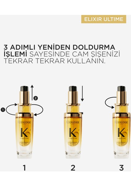 Elixir Ultime L'huile Originale Parlaklık Veren Saç Yağı 75 ml modelleri