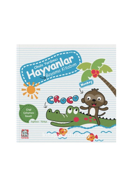 Okula Yardımcı Hayvanlar Boyama Kitabım